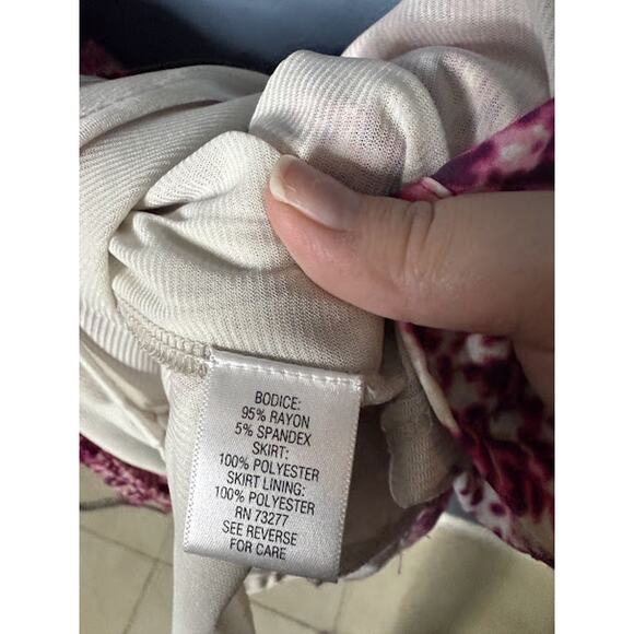 NWT Apt 9 Petite Dress Women's Size XL Pink Zip Up Throw on Dress No Sleeves - Picture 9 of 9